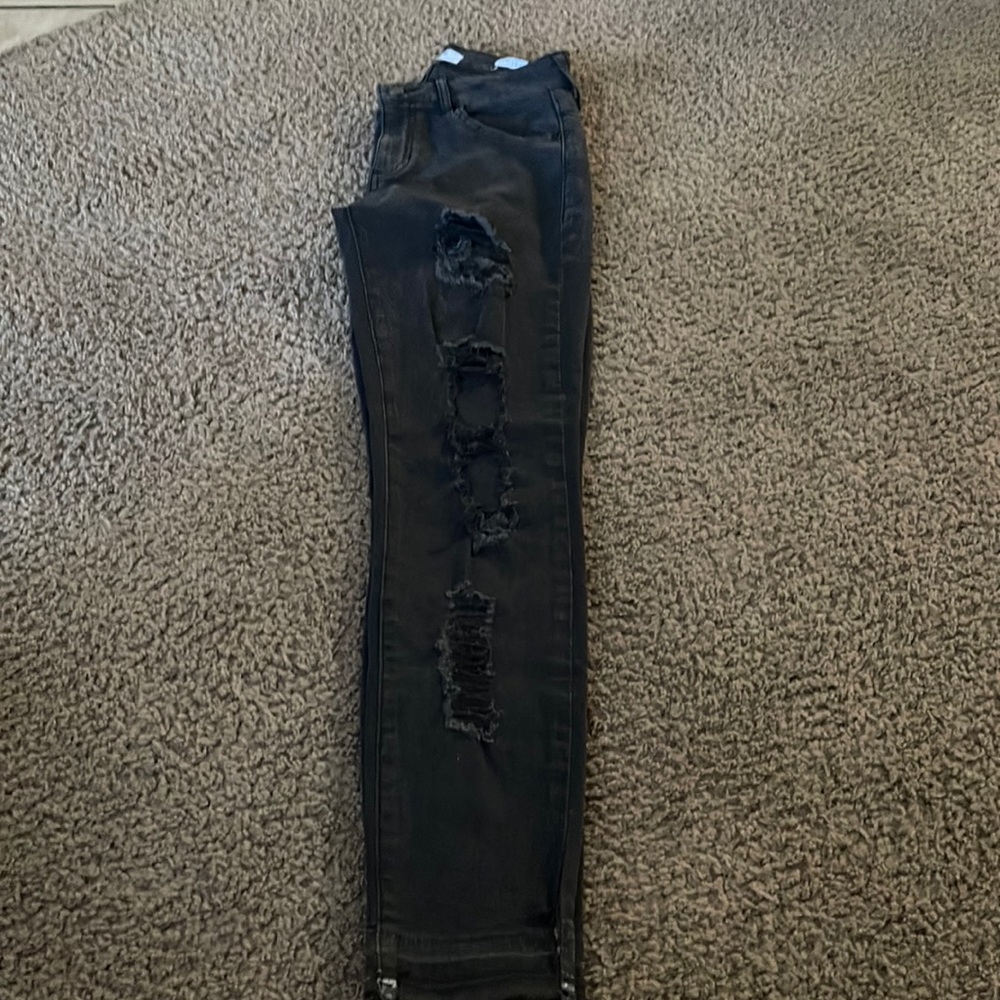 Guess distressed sexy curve skinny jeans